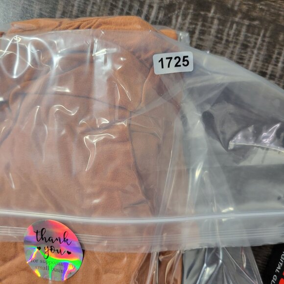 Coldwater Creek Womens Drape Front Top L Brown Rust Viscose Spandex‎ Boho Artsy - Picture 9 of 9